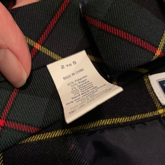 Janie and Jack 3 piece plaid set - Picture 3 of 3